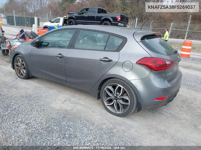 2015 Kia Forte Sx VIN: KNAFZ5A38F5269037 Lot: 40898875