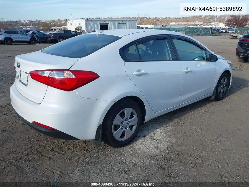 2015 Kia Forte Lx VIN: KNAFX4A69F5389892 Lot: 40904965