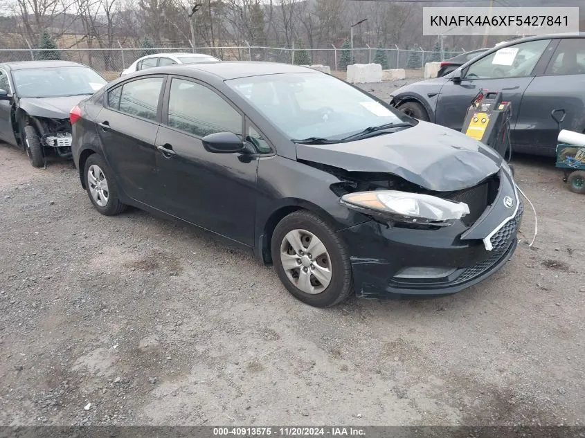 2015 Kia Forte Lx VIN: KNAFK4A6XF5427841 Lot: 40913575