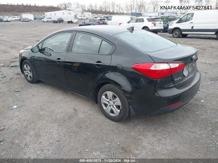 2015 Kia Forte Lx VIN: KNAFK4A6XF5427841 Lot: 40913575