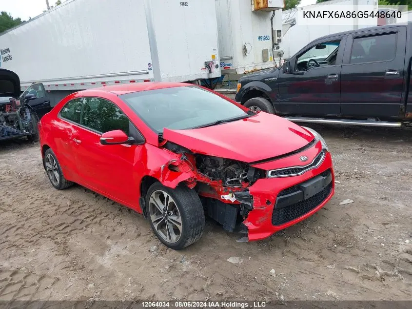 KNAFX6A86G5448640 2016 Kia Forte Koup