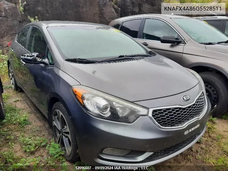 KNAFX4A86G5528511 2016 Kia Forte Ex