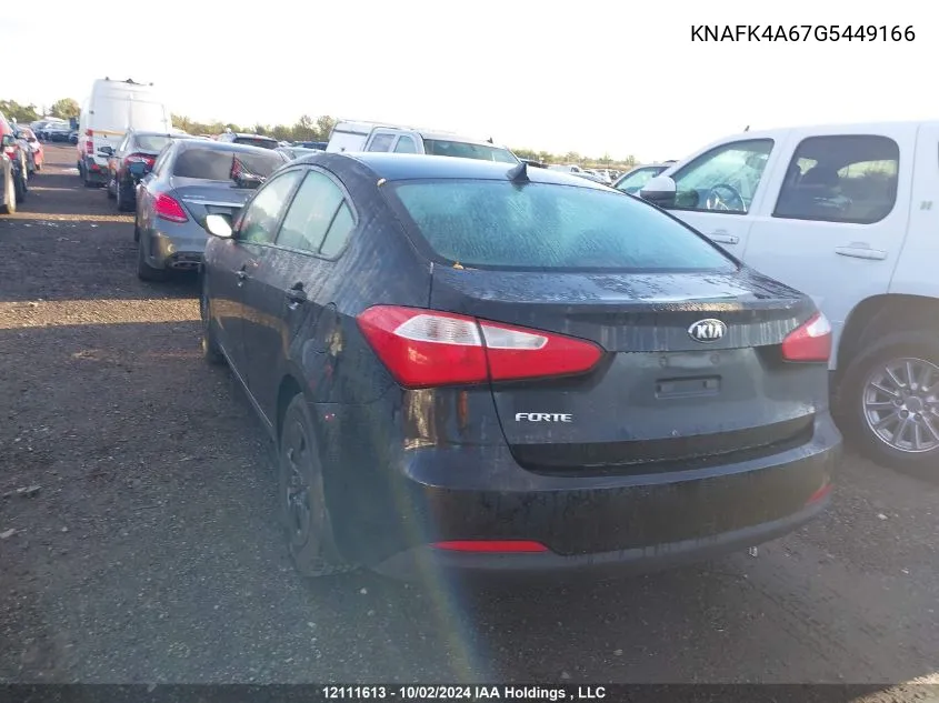 KNAFK4A67G5449166 2016 Kia Forte