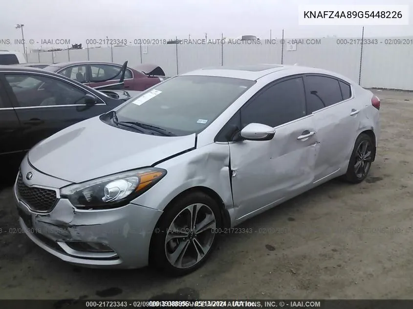 KNAFZ4A89G5448226 2016 Kia Forte Ex