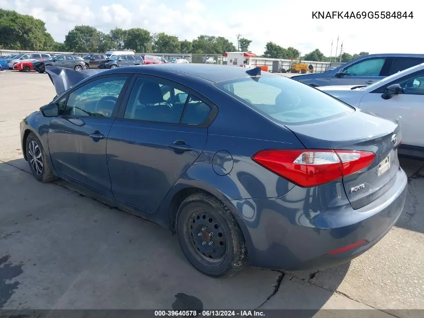 2016 Kia Forte Lx VIN: KNAFK4A69G5584844 Lot: 39640578