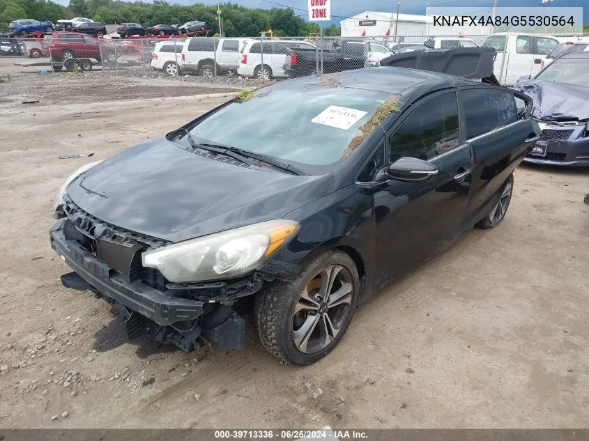 2016 Kia Forte Ex VIN: KNAFX4A84G5530564 Lot: 39713336