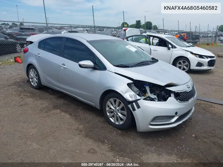 2016 Kia Forte Lx VIN: KNAFX4A68G5460582 Lot: 39740397