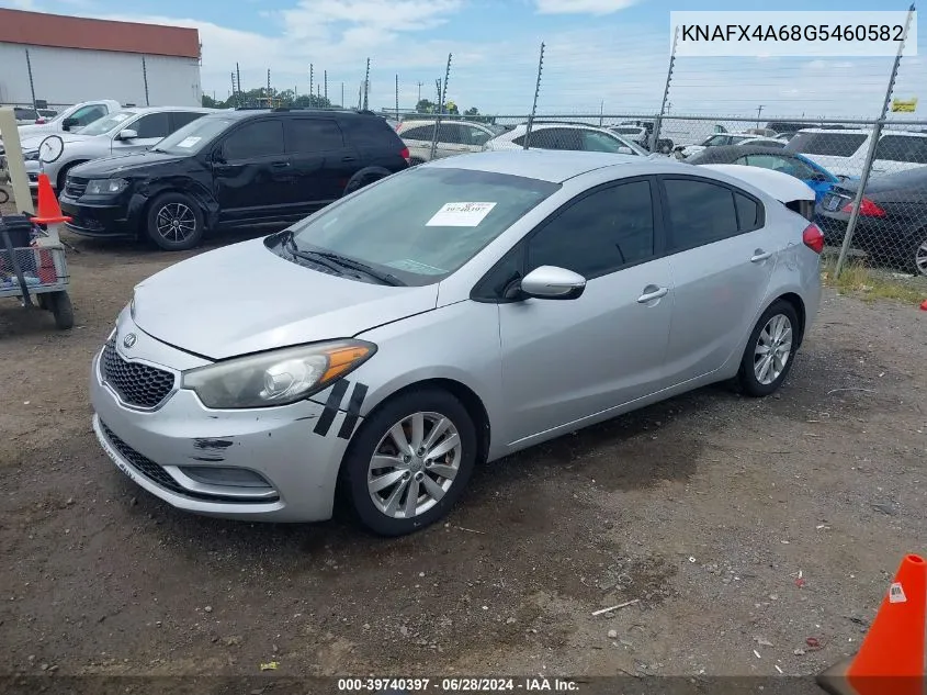 2016 Kia Forte Lx VIN: KNAFX4A68G5460582 Lot: 39740397