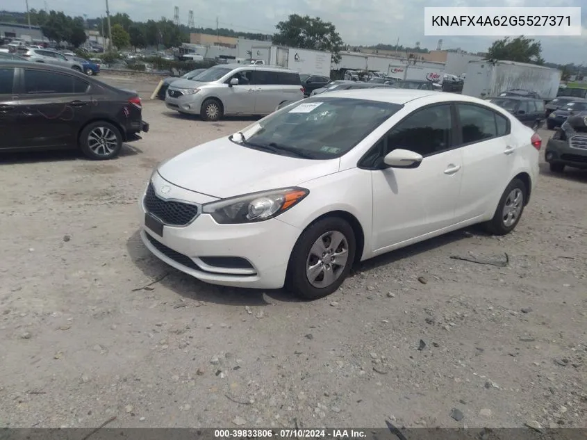 2016 Kia Forte Lx VIN: KNAFX4A62G5527371 Lot: 39833806