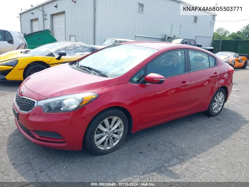 KNAFX4A68G5503771 2016 Kia Forte Lx