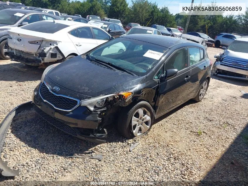 2016 Kia Forte Lx VIN: KNAFK5A83G5606859 Lot: 39841742