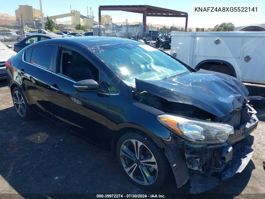 KNAFZ4A8XG5522141 2016 Kia Forte Ex