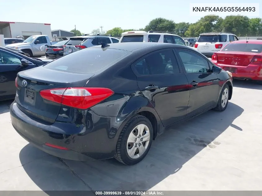 KNAFK4A65G5564493 2016 Kia Forte Lx