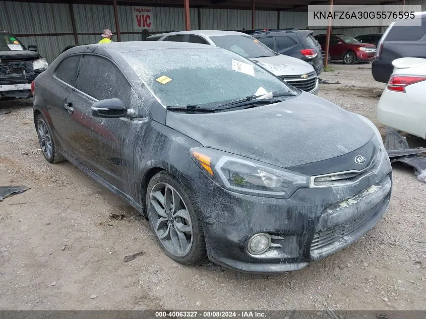 2016 Kia Forte Koup Sx VIN: KNAFZ6A30G5576595 Lot: 40063327