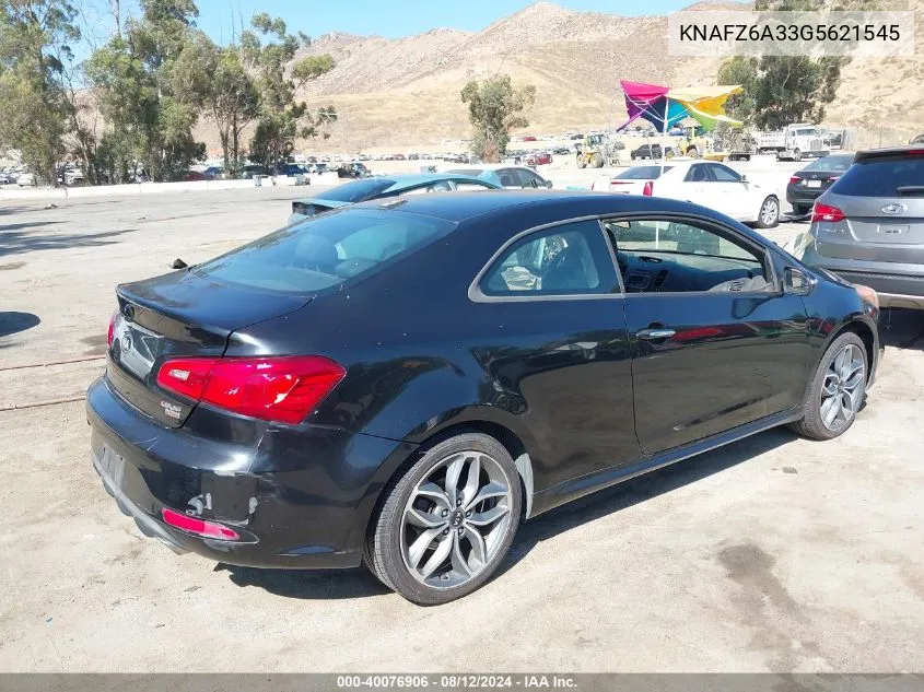 KNAFZ6A33G5621545 2016 Kia Forte Koup Sx