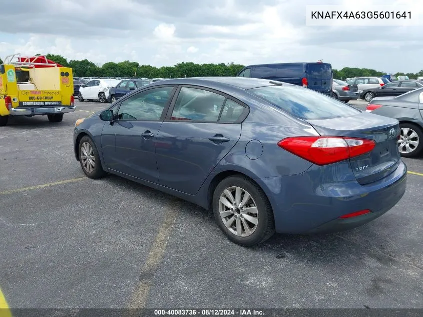 2016 Kia Forte Lx VIN: KNAFX4A63G5601641 Lot: 40083736