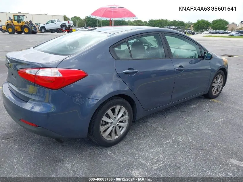 KNAFX4A63G5601641 2016 Kia Forte Lx