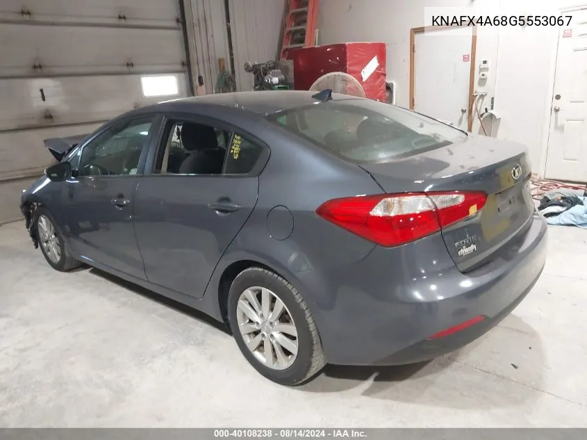 2016 Kia Forte Lx VIN: KNAFX4A68G5553067 Lot: 40108238