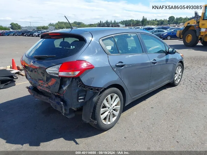 2016 Kia Forte Lx VIN: KNAFX5A86G5493085 Lot: 40114858