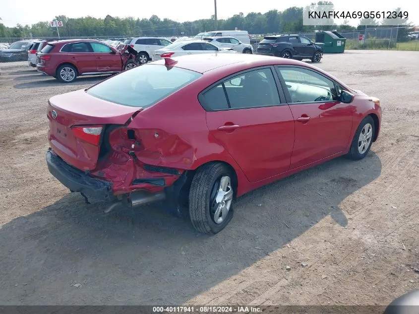 KNAFK4A69G5612349 2016 Kia Forte Lx