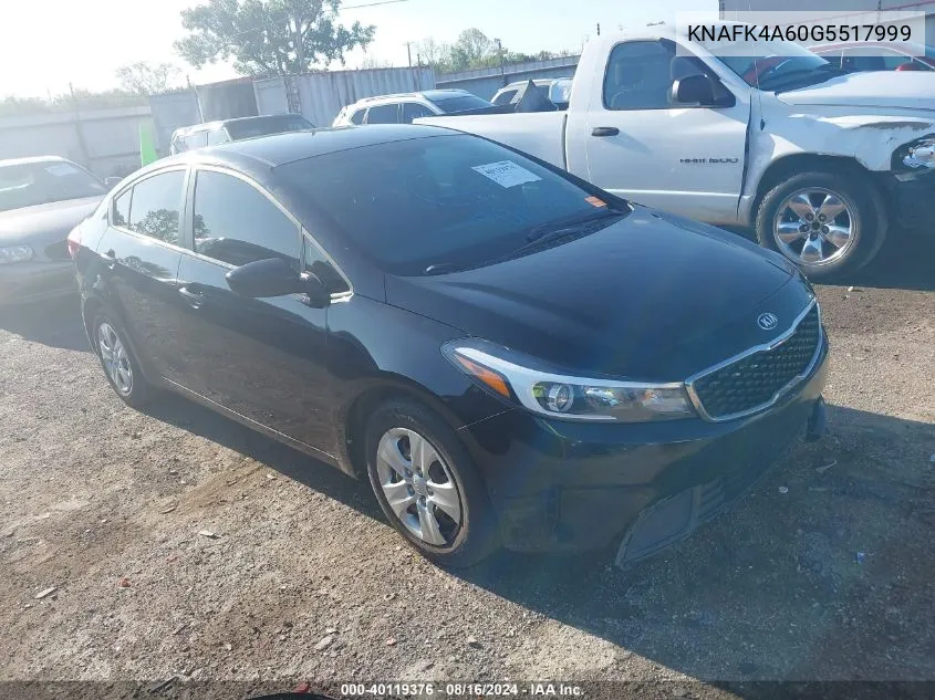 KNAFK4A60G5517999 2016 Kia Forte Lx