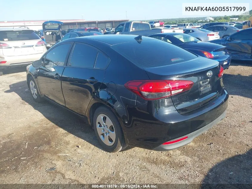 KNAFK4A60G5517999 2016 Kia Forte Lx