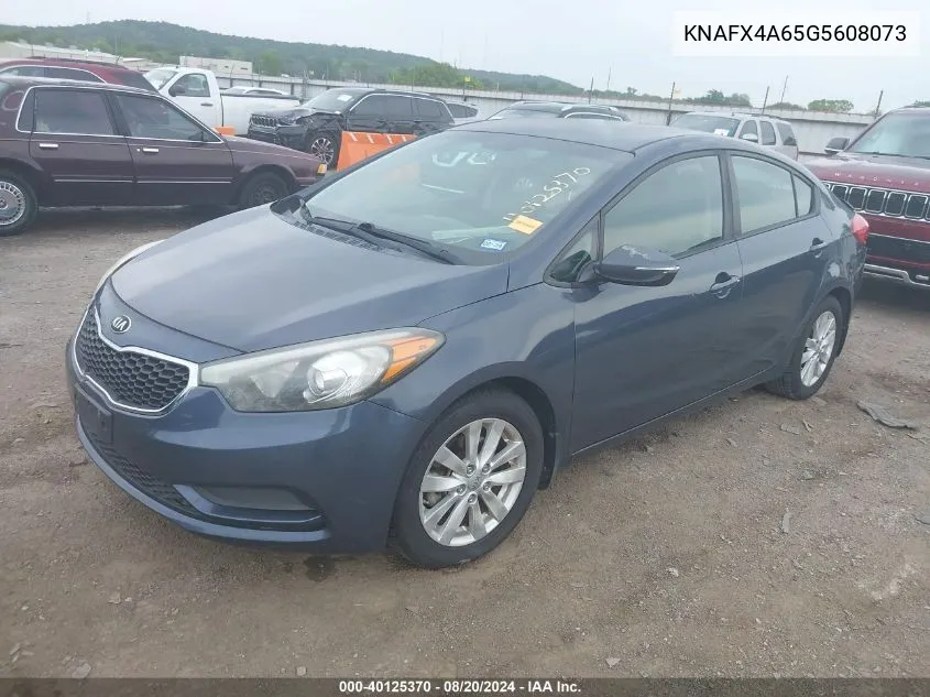 KNAFX4A65G5608073 2016 Kia Forte Lx