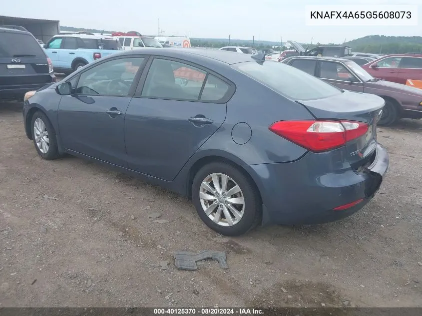 2016 Kia Forte Lx VIN: KNAFX4A65G5608073 Lot: 40125370