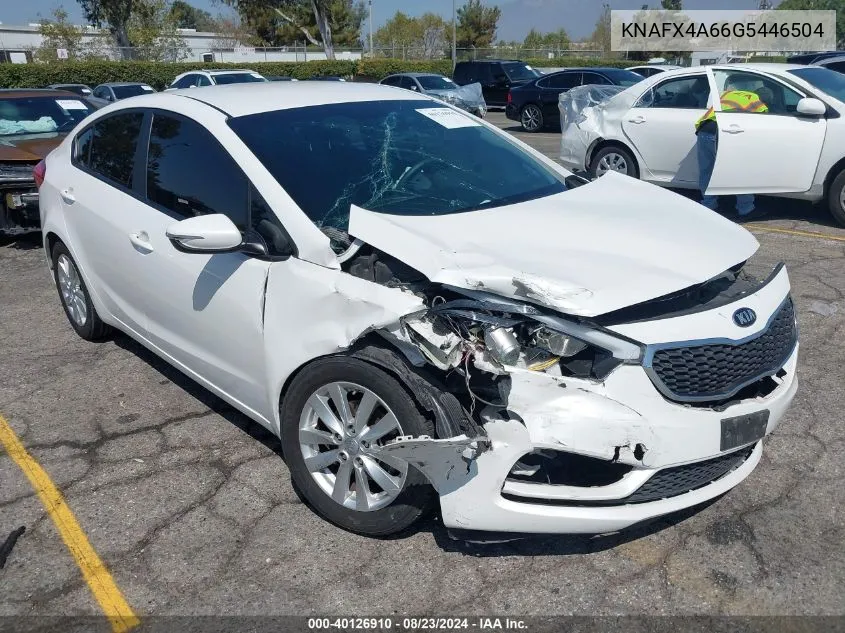 KNAFX4A66G5446504 2016 Kia Forte Lx