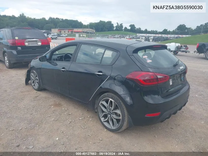 KNAFZ5A38G5590030 2016 Kia Forte Sx