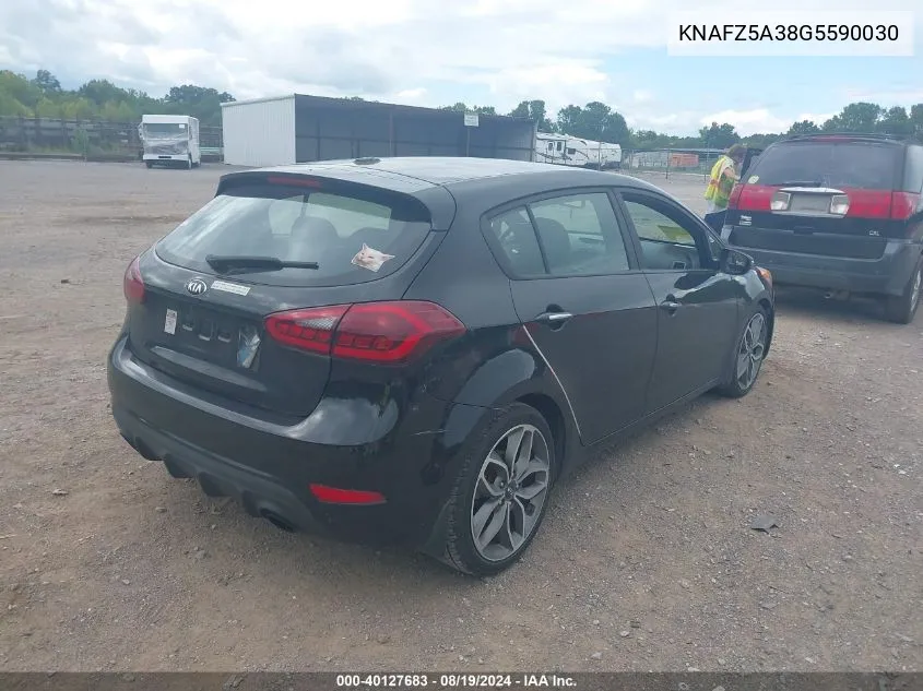 KNAFZ5A38G5590030 2016 Kia Forte Sx