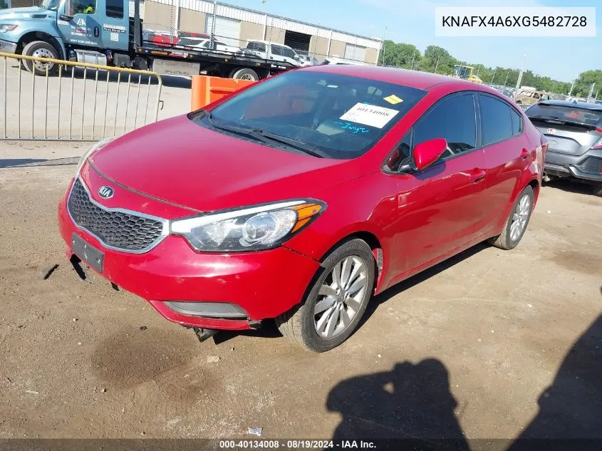 KNAFX4A6XG5482728 2016 Kia Forte Lx