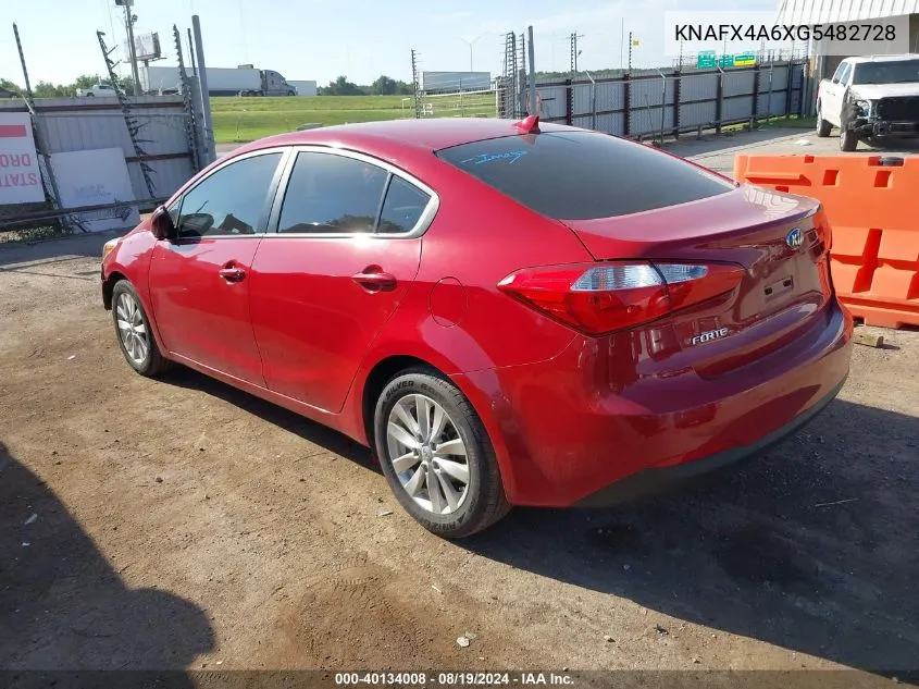 KNAFX4A6XG5482728 2016 Kia Forte Lx