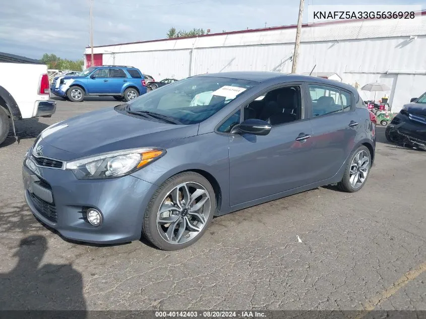 KNAFZ5A33G5636928 2016 Kia Forte Sx