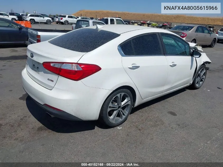 KNAFX4A80G5615966 2016 Kia Forte Ex