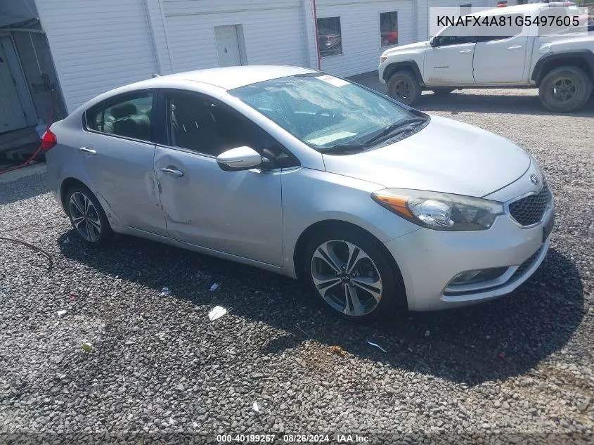 KNAFX4A81G5497605 2016 Kia Forte Ex