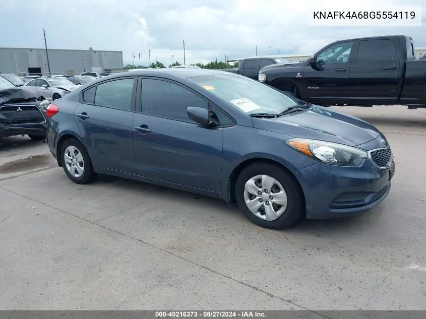 KNAFK4A68G5554119 2016 Kia Forte Lx