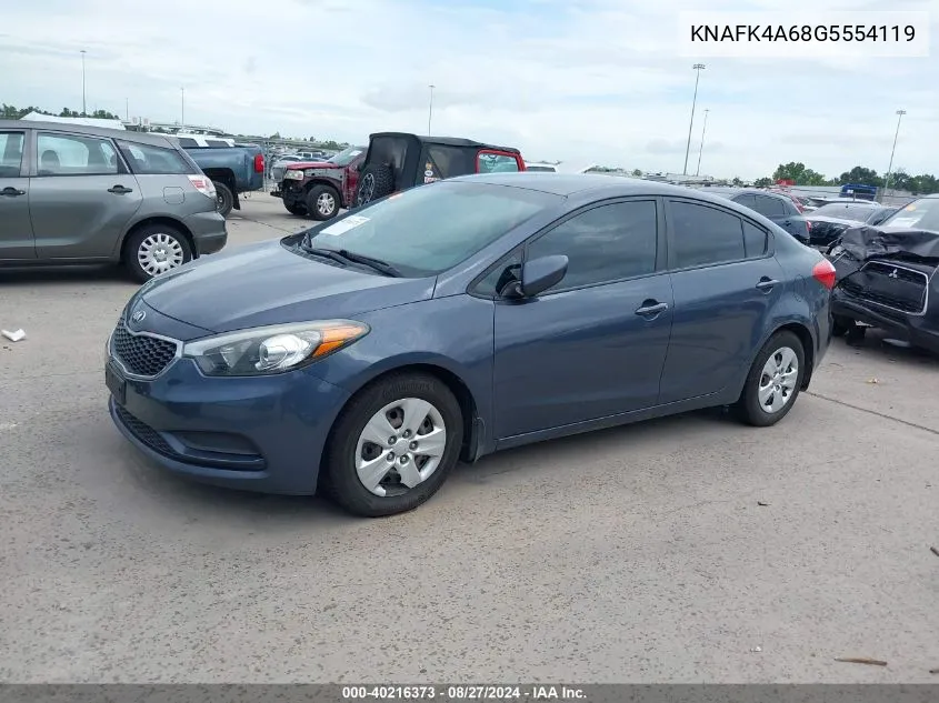 KNAFK4A68G5554119 2016 Kia Forte Lx