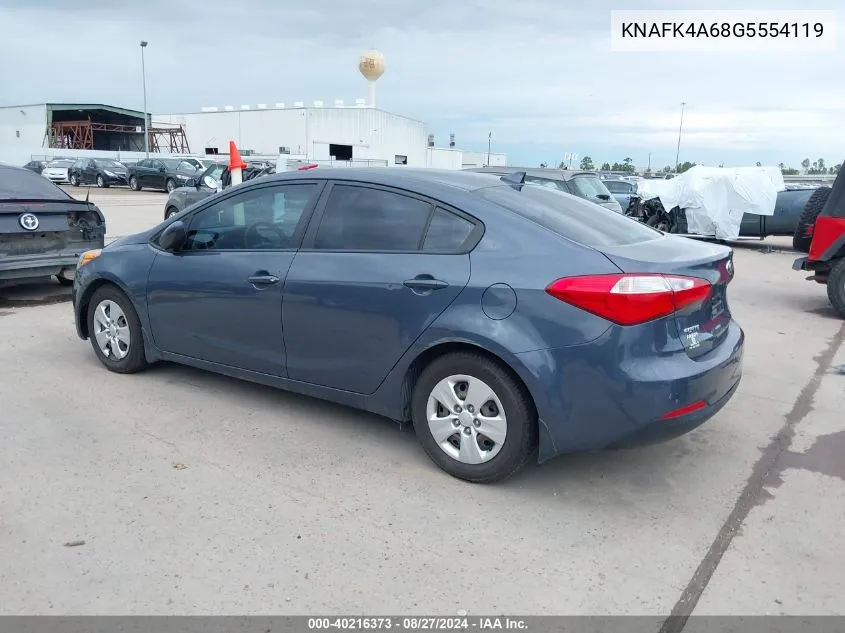 KNAFK4A68G5554119 2016 Kia Forte Lx