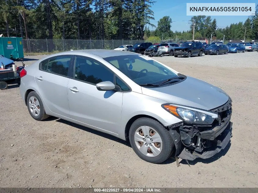 2016 Kia Forte Lx VIN: KNAFK4A65G5501054 Lot: 40220527