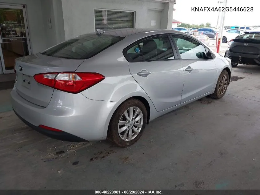 KNAFX4A62G5446628 2016 Kia Forte Lx