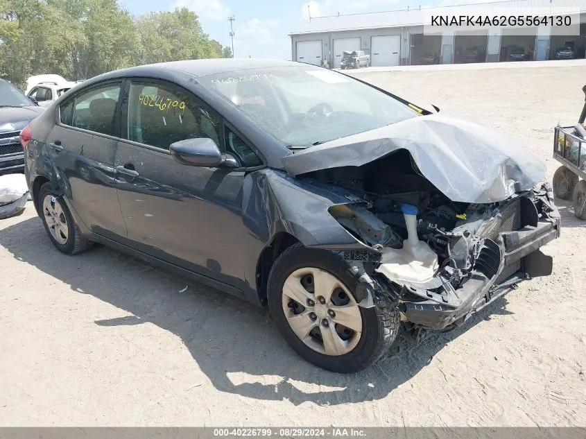 2016 Kia Forte Lx VIN: KNAFK4A62G5564130 Lot: 40226799