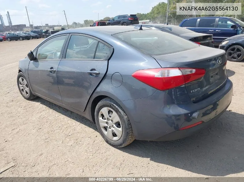 KNAFK4A62G5564130 2016 Kia Forte Lx