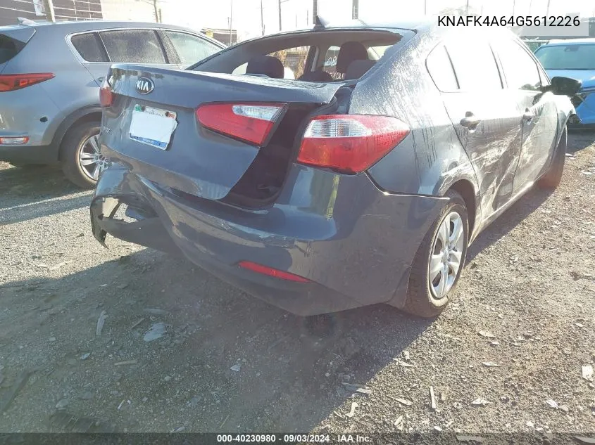 KNAFK4A64G5612226 2016 Kia Forte Lx