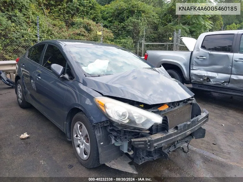 KNAFK4A60G5460185 2016 Kia Forte Lx