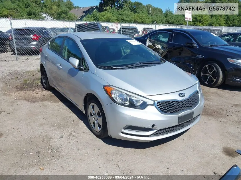 KNAFK4A61G5573742 2016 Kia Forte Lx