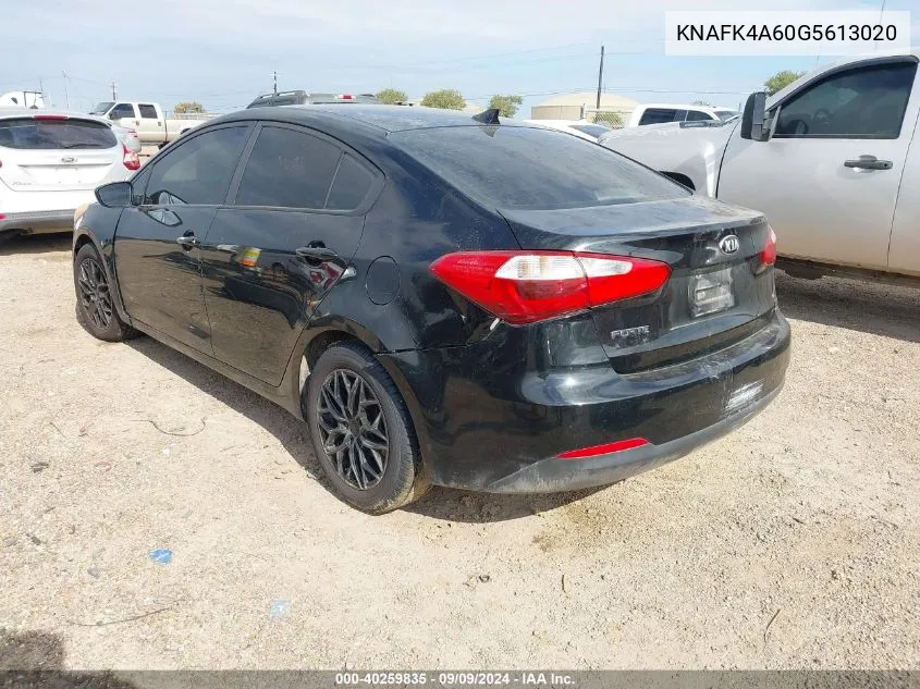 KNAFK4A60G5613020 2016 Kia Forte Lx