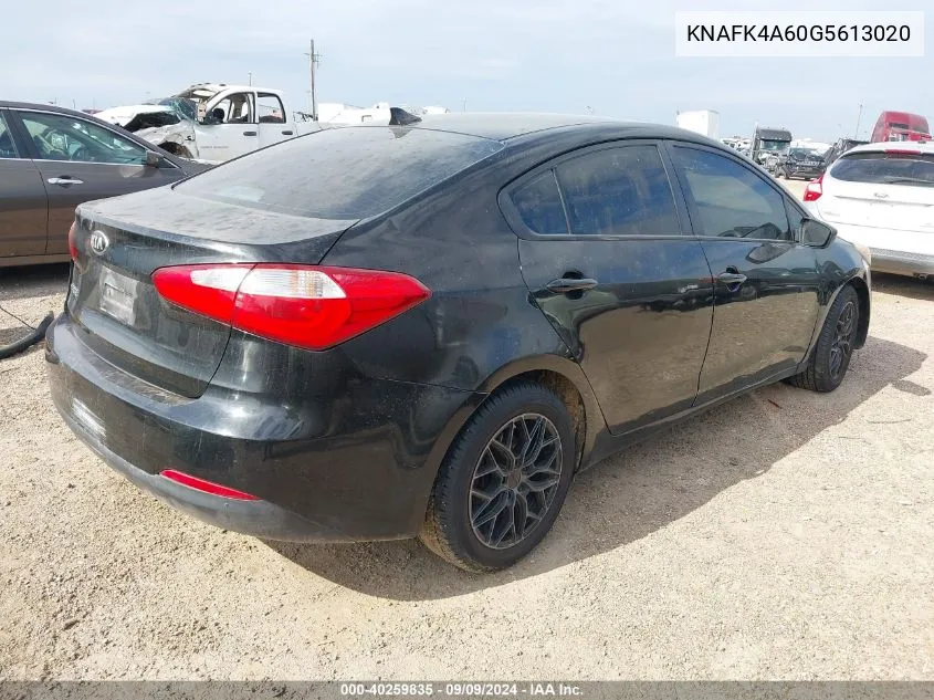 KNAFK4A60G5613020 2016 Kia Forte Lx