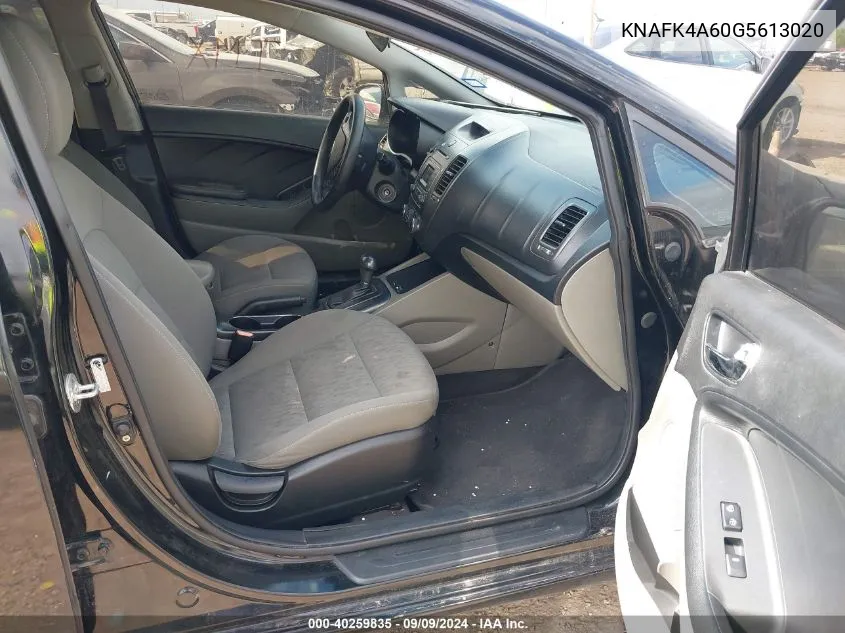 KNAFK4A60G5613020 2016 Kia Forte Lx