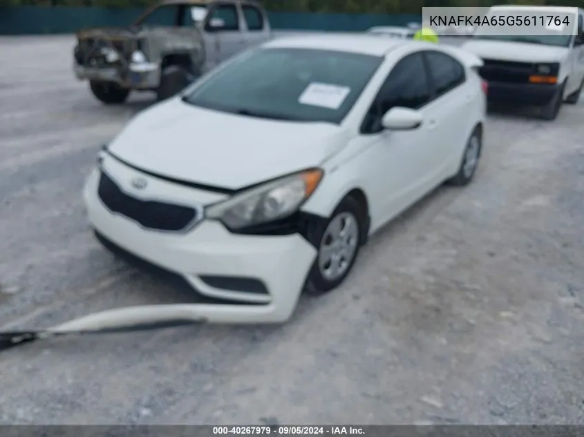 2016 Kia Forte Lx VIN: KNAFK4A65G5611764 Lot: 40267979